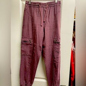 Women's Anthropology Mauve Joggers